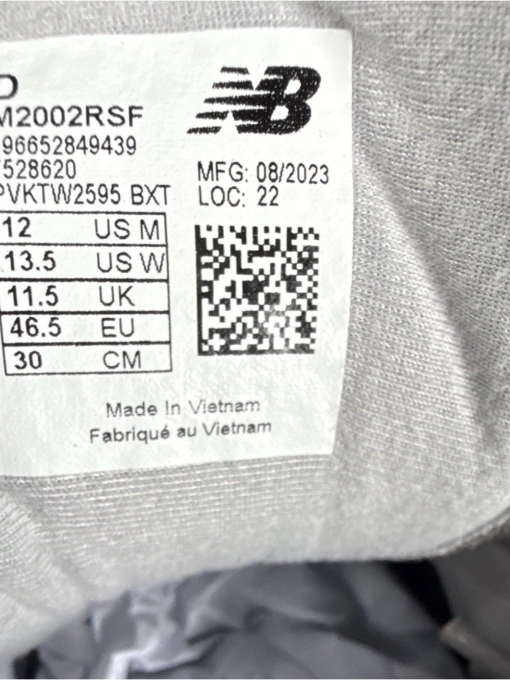 New Balance 2002R Blue & Grey - Picture 5 of 10